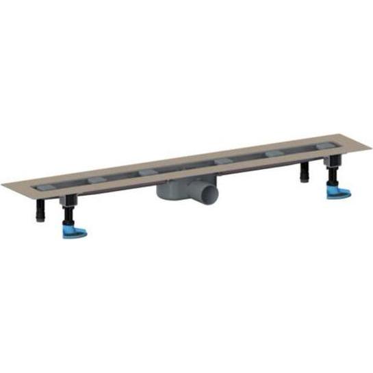 Dallmer, Duschrinne, Duschrinne CERALINE NANO F, DN 50 seitlich, BH 68mm, Länge 700mm (1050 mm)