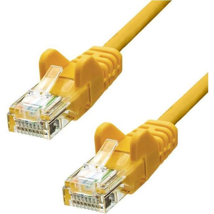 Thumbnail - ProXtend U/UTP CAT5e PVC AWG 26 CCA Yellow 1M (U/UTP, CAT5e, 1 m), Netzwerkkabel