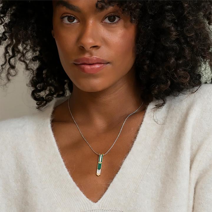 Image du produit Ti Sento Milano Collier avec zirconium plaqué or bicolore 3954MA/42 (Argent 925, 48 cm)