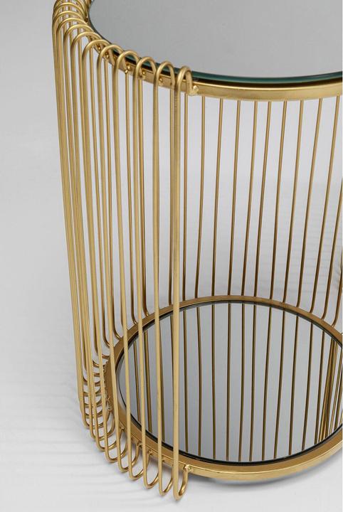 Image du produit Kare Design Beistelltisch Wire Double Brass (2/Set)