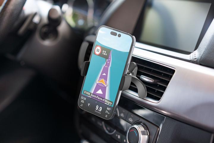 Produktbild Cellularline Spin Fit Compact Air Vent Car Holder Black
