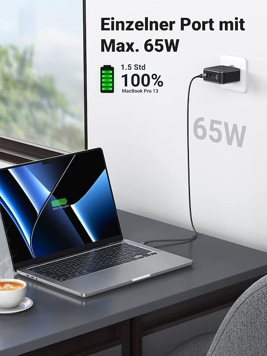 Actual product image Ugreen Quick charger (65 W)