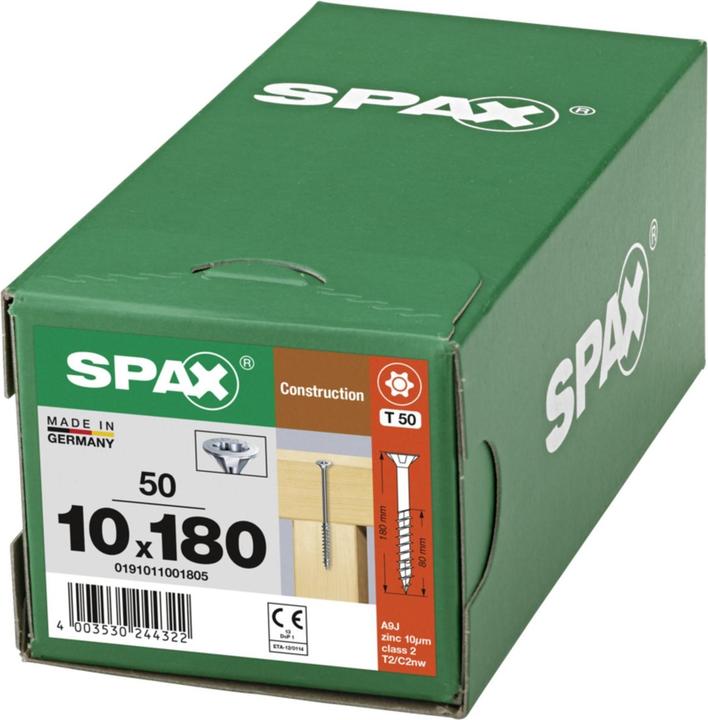 Immagine prodotto Spax Senkmultikopf T-Star Plus T50 Teilgewinde (50 Viti per pezzo)