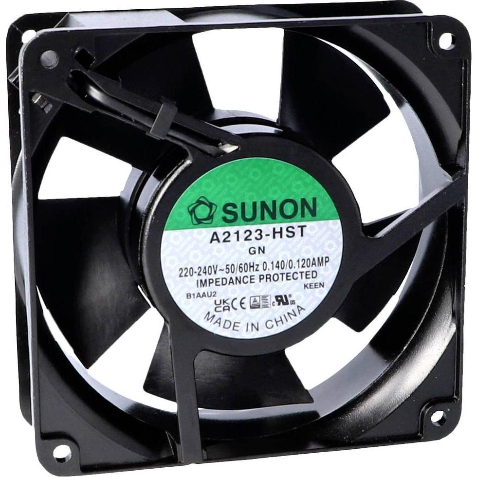 Sunon A2123-HSL.(7).GN Axiallüfter 230 V/AC 190.24 m³/h (L x B x H) 38 x 120 x 1 (38 mm), PC Lüfter, Schwarz