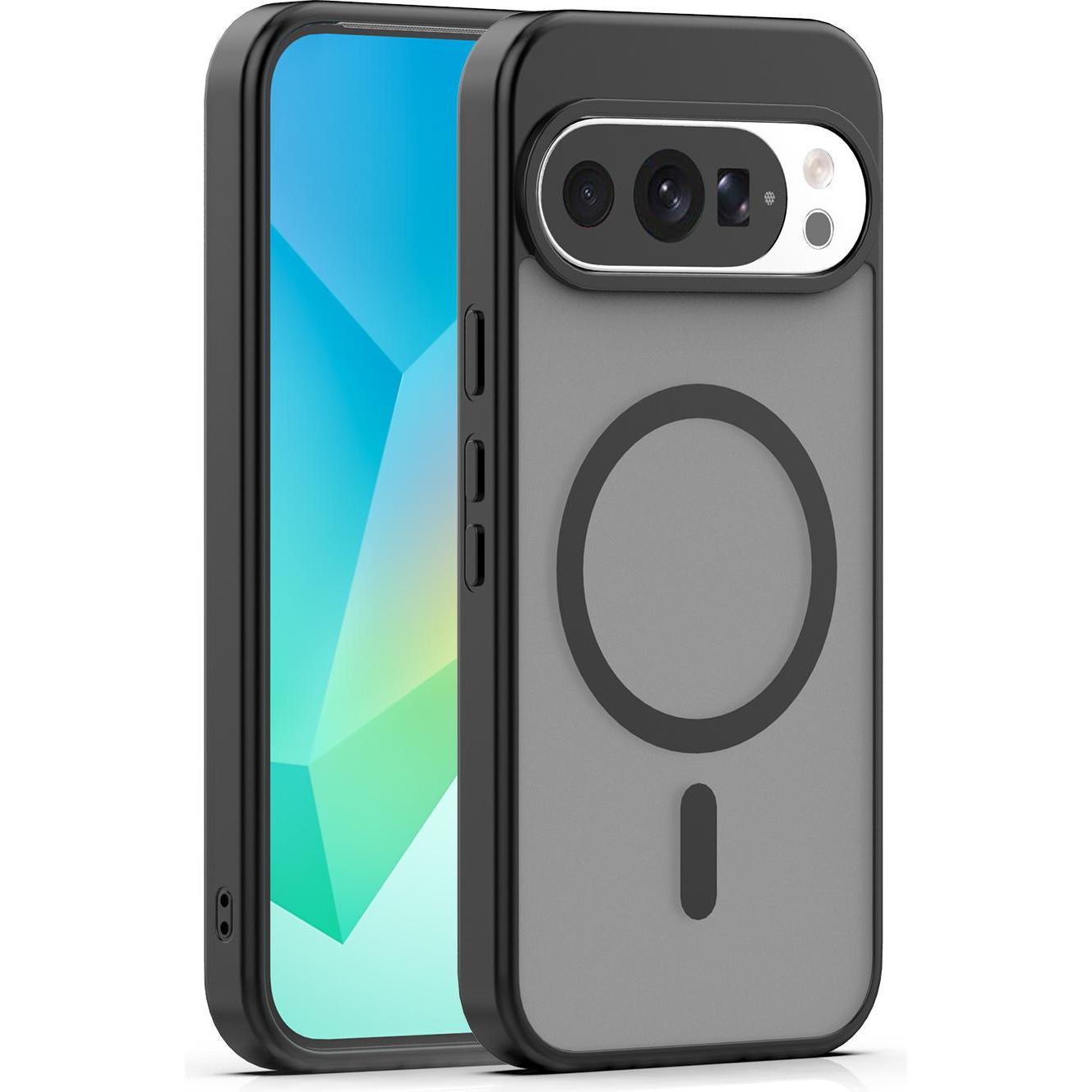 OEM Mag Matt case for Google Pixel 10 / 10 Pro black (Google Pixel 10, Google Pixel 10 Pro), Cover smartphone, Nero