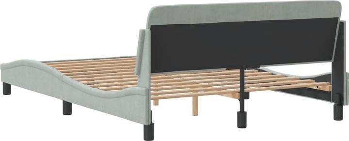 Actual product image VidaXL Bed frame with velvet headboard (140 x 200)
