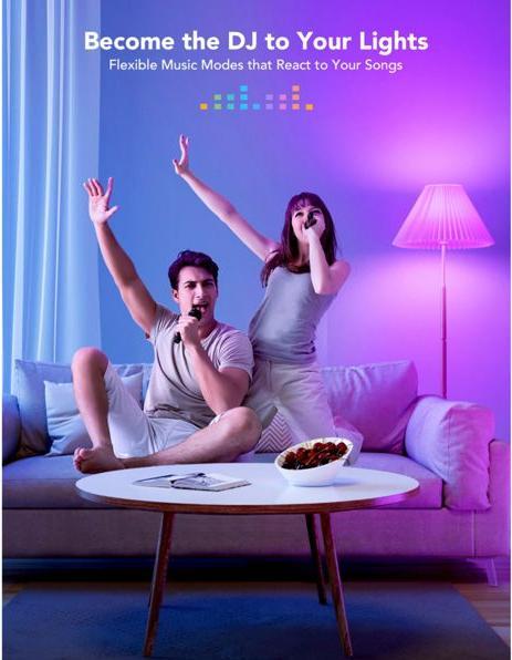 Produktbild Govee Smart Light Bulb (E27, 9 W, 1200 lm, 1 x, F)