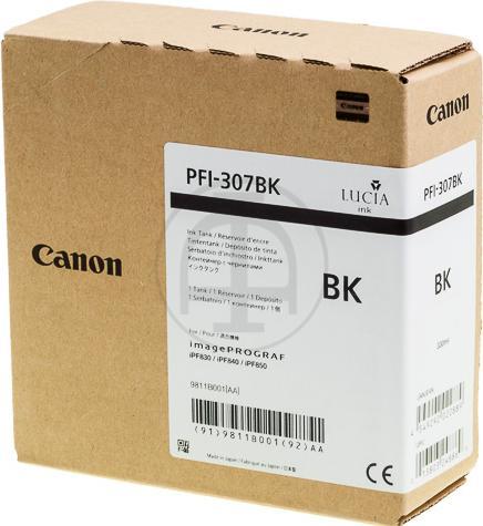 Produktbild Canon Tinte Large Format schwarz Orig.Nr. PFI-307BK (BK)