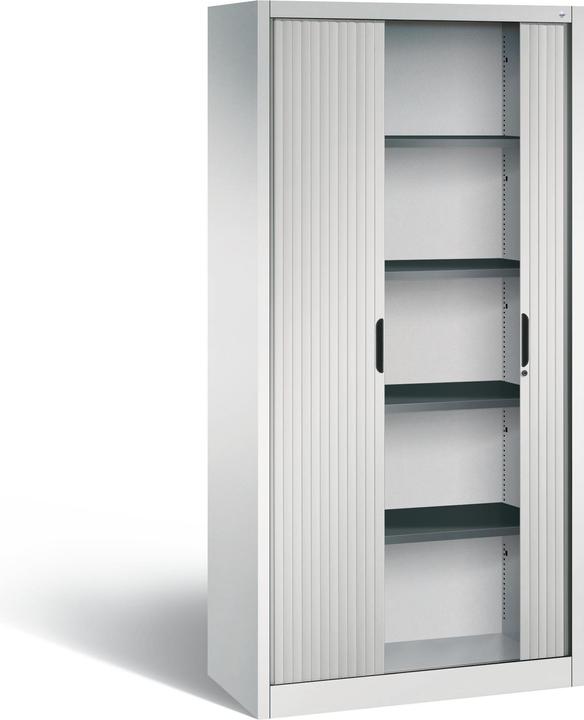 Actual product image C+P Roller shutter cabinet with horizontal blind (100 x 42 x 198 cm)
