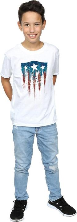 Produktbild Captain America Flag Shield TShirt Jungen (128)