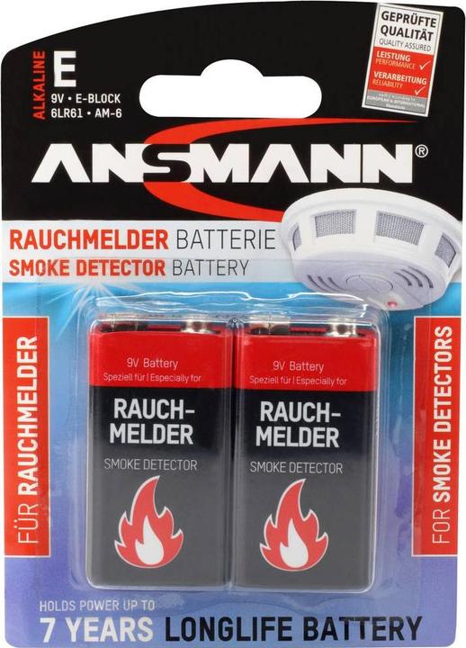 Produktbild Ansmann Batterie (2 Stk., 9V Block)