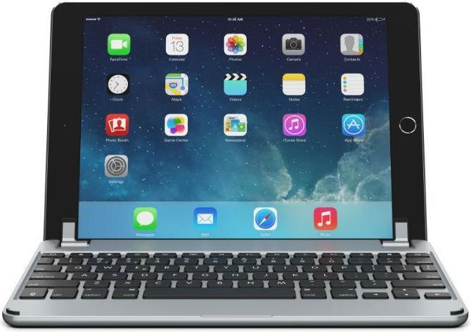 Produktbild Brydge Bluetooth Keyboard (CH, iPad Air 2014 (2. Gen), iPad 2017 (5. Gen), iPad 2018 (6. Gen), iPad Pro 9.7 2016 (1. Gen), iPad Air)