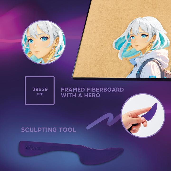 Produktbild Okto 3D Gemälde MANGA 'Luft'