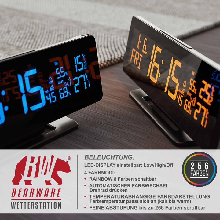 Actual product image Bearware Wireless weather station with outdoor sensor
