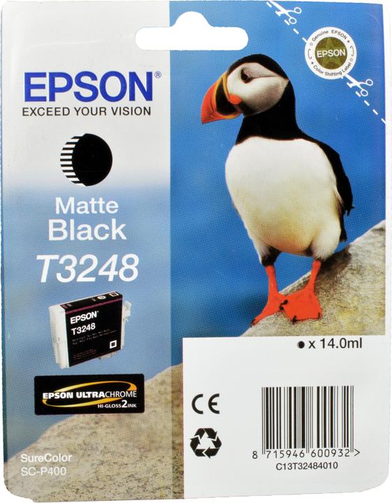 Actual product image Epson T3248 Ultra Chrome (MBK)