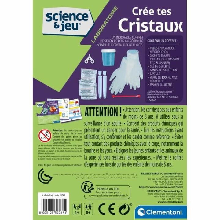 Actual product image Clementoni crée tes cristaux
