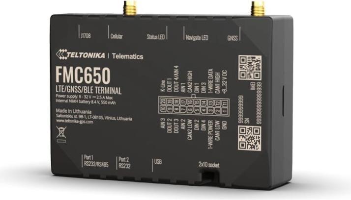 Teltonika Professionelles LTE/GNSS/BLE-Terminal