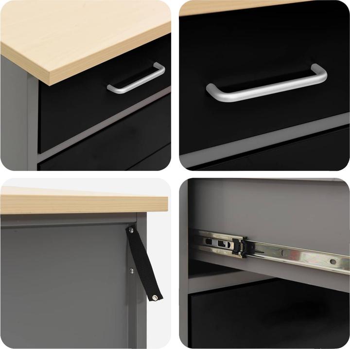 Image du produit vidaXL Établi (55 cm, 200 cm)