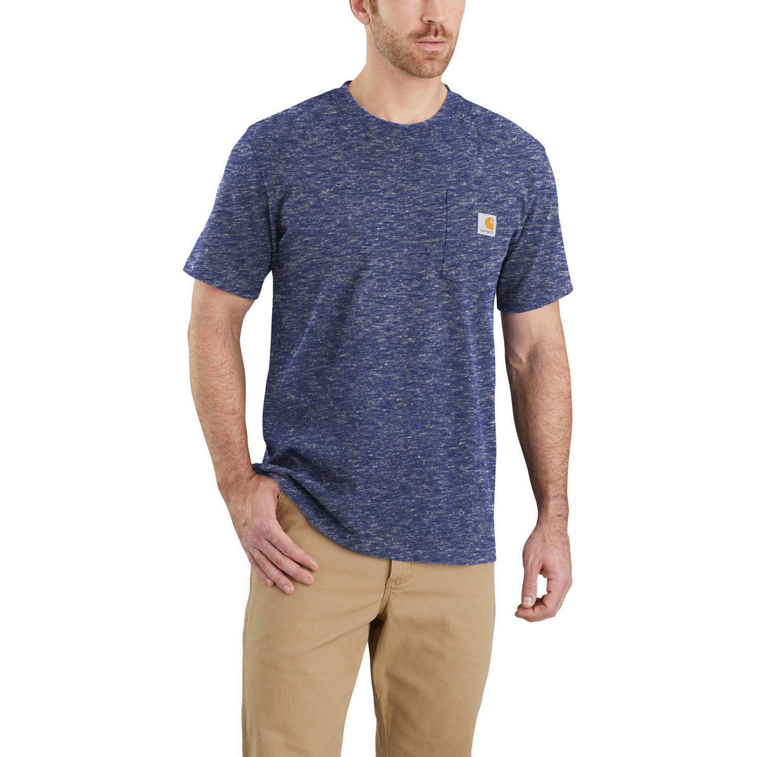 Carhartt, Herren, Shirt, K87 Pocket Shirt, Blau, (XS)