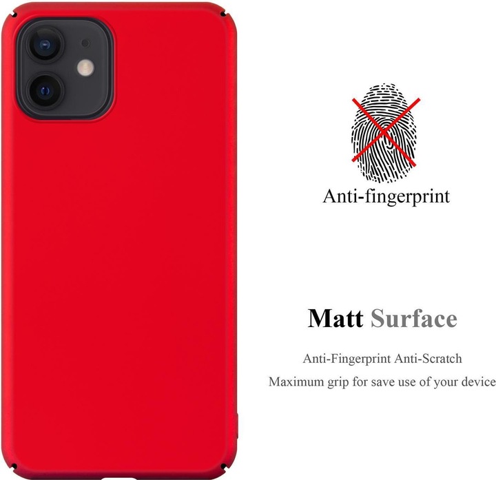 Actual product image Cadorabo Hard Cover Matt Metal Cover (Apple iPhone 12 Pro Max)
