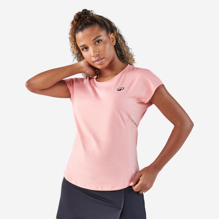 Artengo Damen Tennis T-Shirt - TTS Dry F Rundhals rosa (XS)