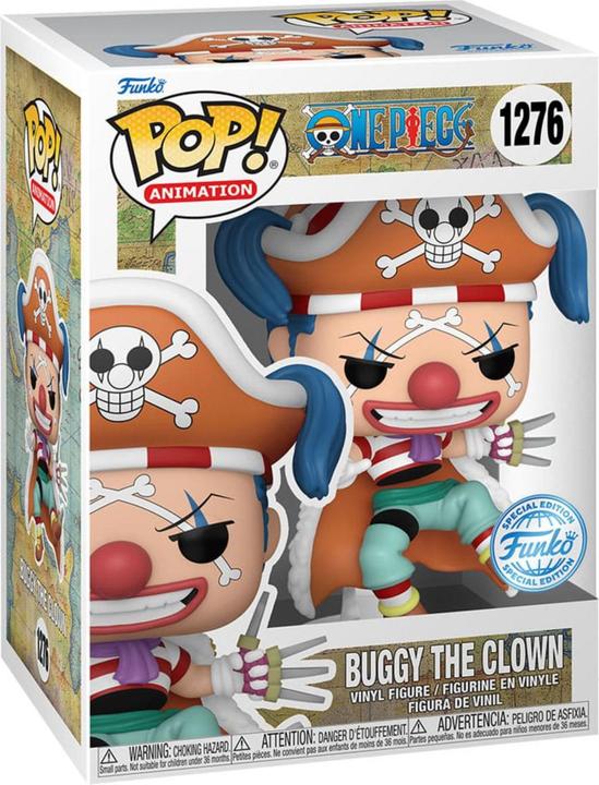 Actual product image Funko POP! One Piece Buggy the Clown