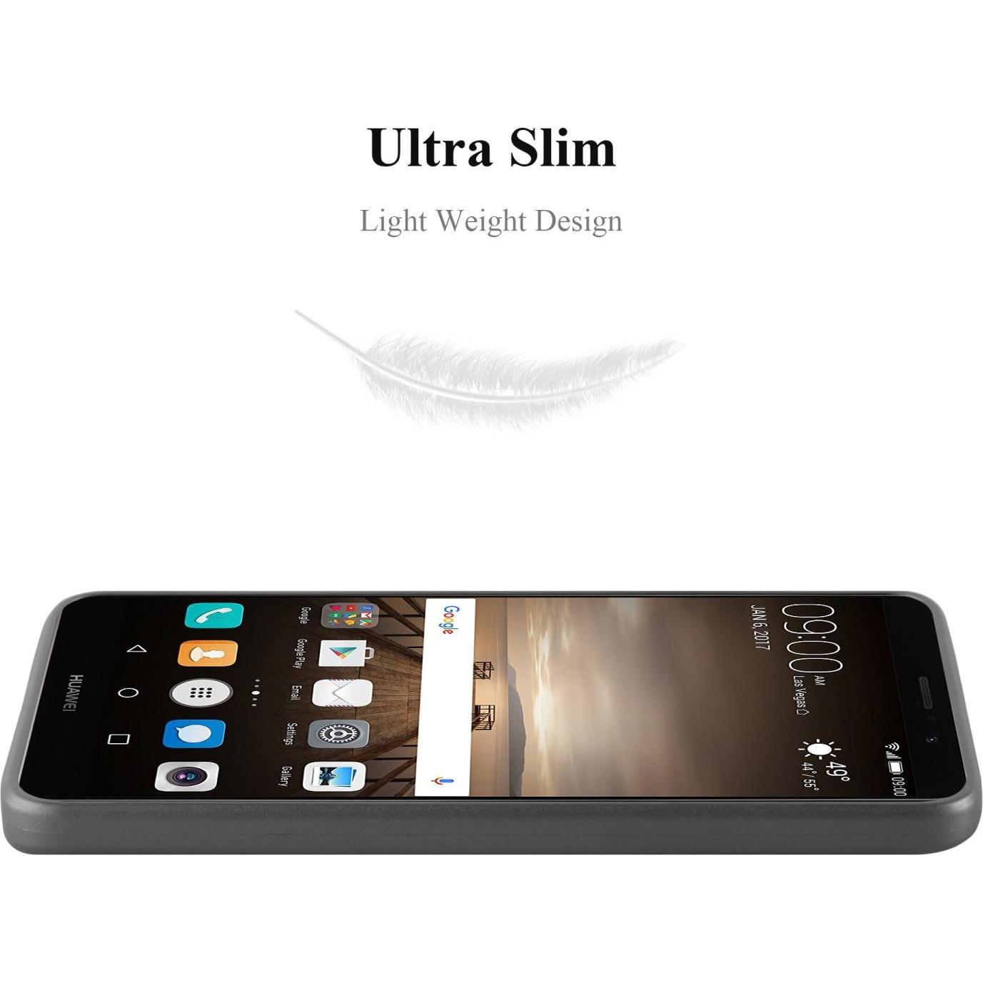 Thumbnail - Cadorabo TPU Matt Metallic Cover (Huawei Mate 9), Smartphone Hülle, Grau