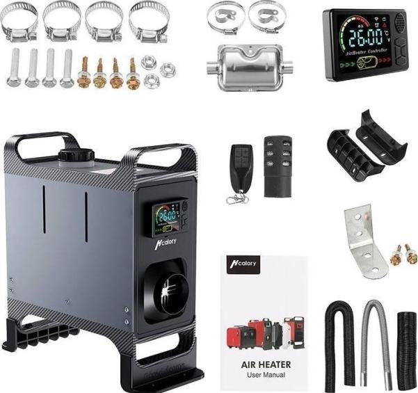 Produktbild Hcalory Parking heater HC-A02, 8 kW, Diesel, Bluetooth (gray) (8000 W)