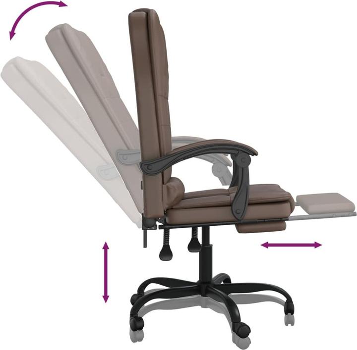 Immagine prodotto vidaXL Massage-Bürostuhl (46.50 - 56 cm)