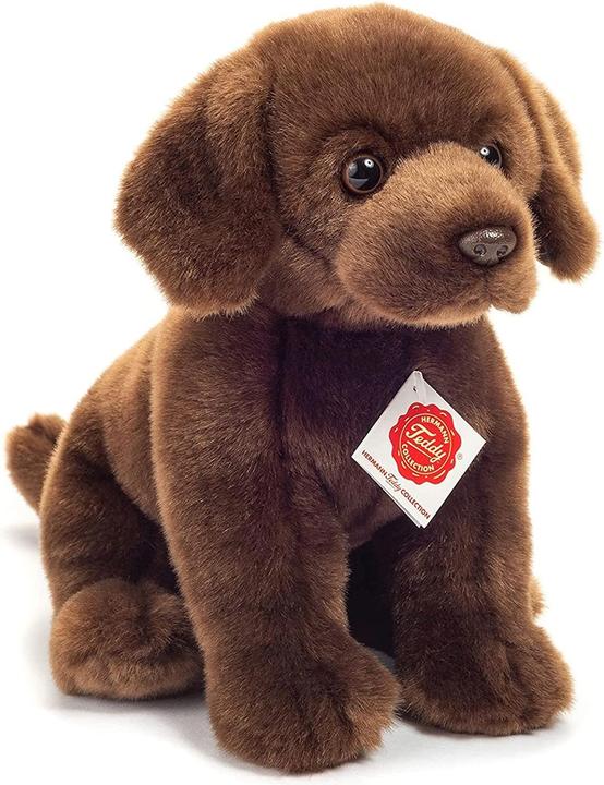 Produktbild Teddy Hermann Labrador sitzend dunkelbraun (16 cm)