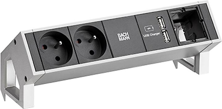 Productafbeelding Bachmann DESK2 - 2xUTE/Frans, 1xUSB & (2 x, CEE 7/5, CEE 7/3, 0.20 m)