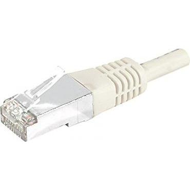 Exertis Connect Patchkabel S/FTP, Cat.6, grau, 50,0 m Patchkabel mit besonders schmalem Knickschutz (S/FTP, CAT6, 50 m),...