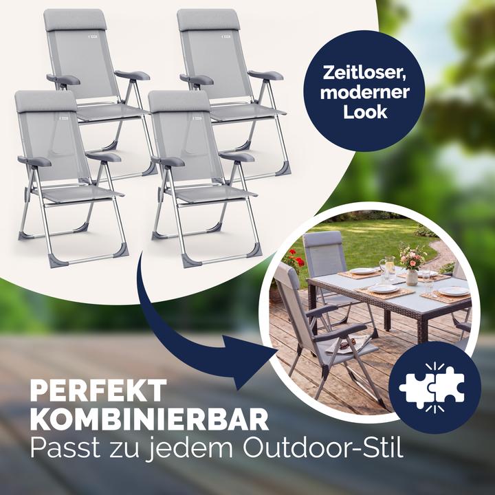 Produktbild Casaria Gartenstuhl 4er Set