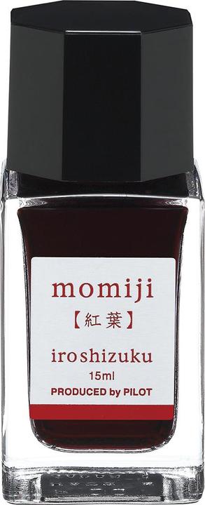 Produktbild Pilot Iroshizuku Tinte Mini 15ml - MOMIJI (1 Stück, Rot)