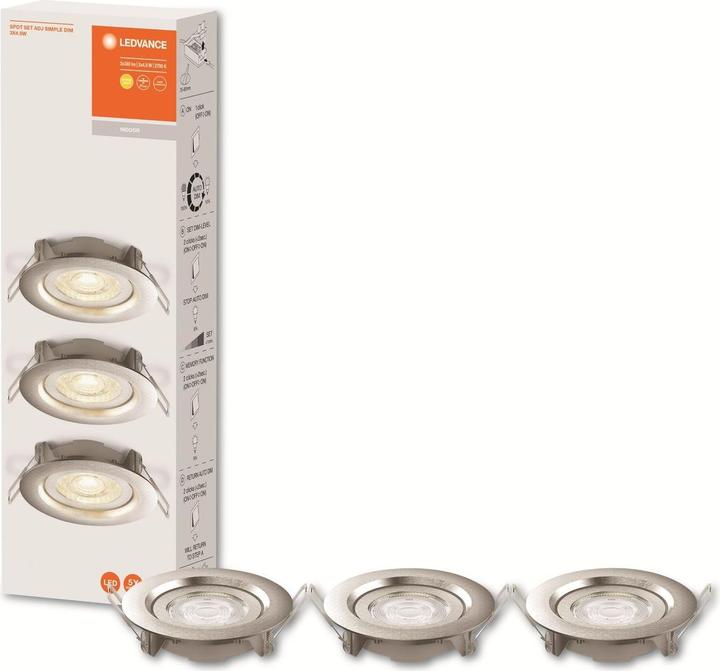 Produktbild Ledvance Led Spot Set Recess Simple (380 lm)