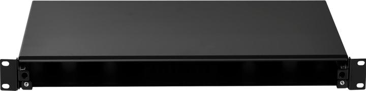 Produktbild EFB Elektronik Spleissbox ausziehbar 1HE ohne Frontblende, unbestückt, schwarz