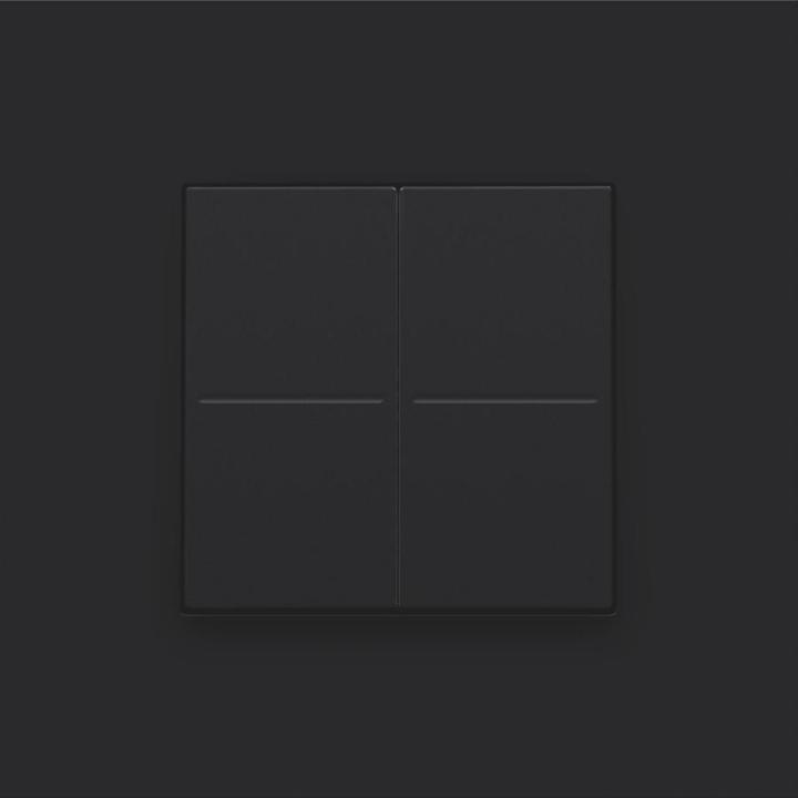 Niko Dim Switch für Philips Hue - reiner schwarzer Stahl
