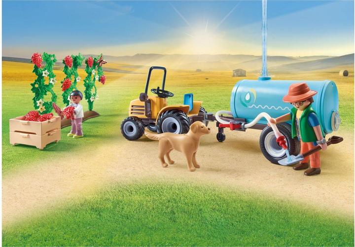 Produktbild Playmobil 71442 Traktor mit Anhänger und Wassertank (71442, Playmobil Country)