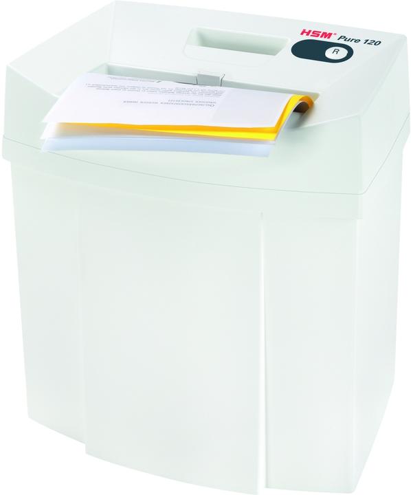 Actual product image HSM Shredder Pure 2310111 white 120/3,9mm (Strip cut)