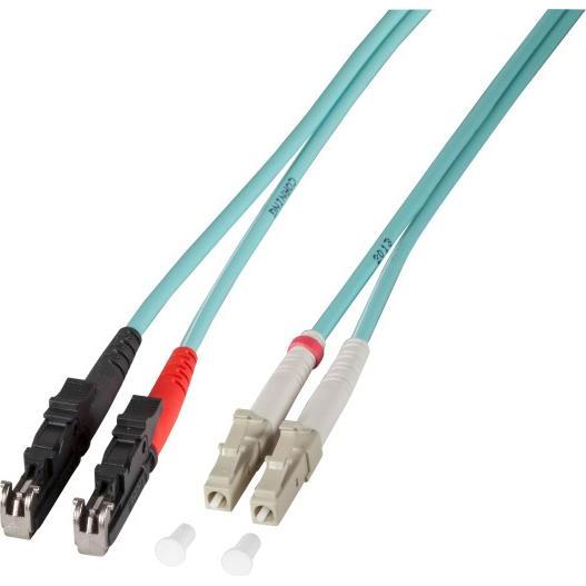 EFB Elektronik Glasfaser LWL Anschlusskabel (1x E2000-Stecker (3 m), Netzwerkkabel