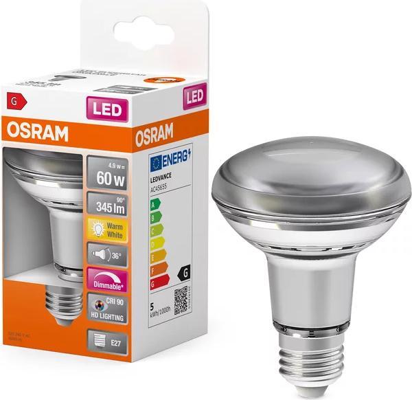 Image du produit Osram Superstar R63 (E27, 5.90 W, 350 lm, 1 x, G)