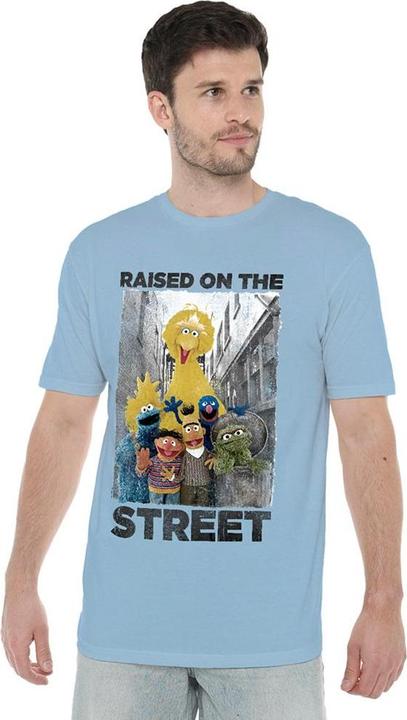Immagine prodotto Raised On The Streets Maglietta Effetto invecchiato Adulto Unisex (XXL)