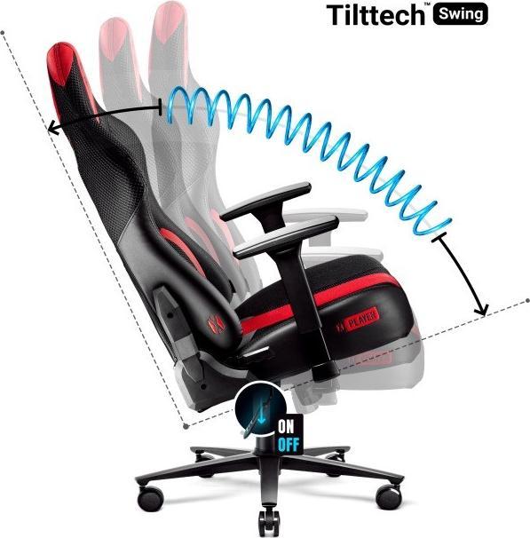 Produktbild Diablo Fotel Chairs X-Player 2.0 Normal Size Antracytowo-Karmazynowy