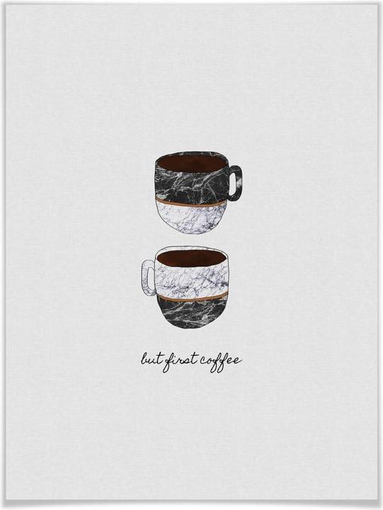 Image du produit Trenddeko Orara Studio - But First Coffee (80 x 100 cm)