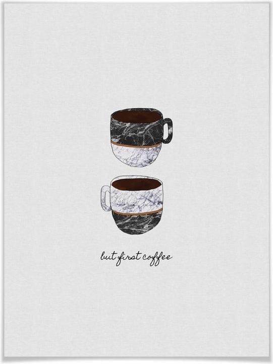 Produktbild Trenddeko Orara Studio - But First Coffee (40 x 50 cm)