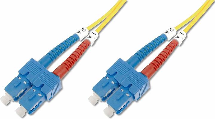 Produktbild Digitus LWL Patchkabel SC zu SC OS2 Singlemode 09/125 m Duplex, Länge 1m (1 m)