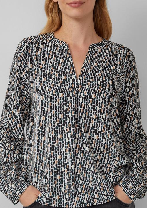 Immagine prodotto s.Oliver Bluse Bluse aus Viskose mit All-over-Print (32)