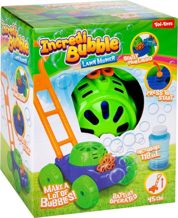 Produktbild Toi-Toys Incredi-Bubble Seifenblasen-Rasenmäher 45cm 118ml