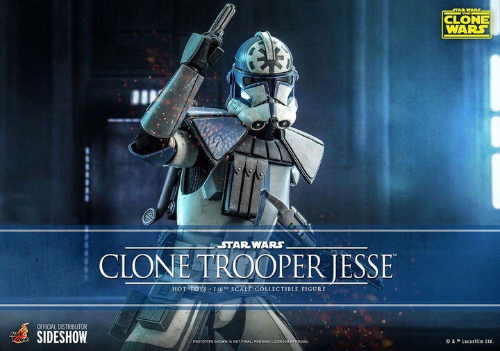 Image du produit Hot Toys Star Wars The Clone Wars figurine 1/6 Clone Trooper Jesse 30 cm