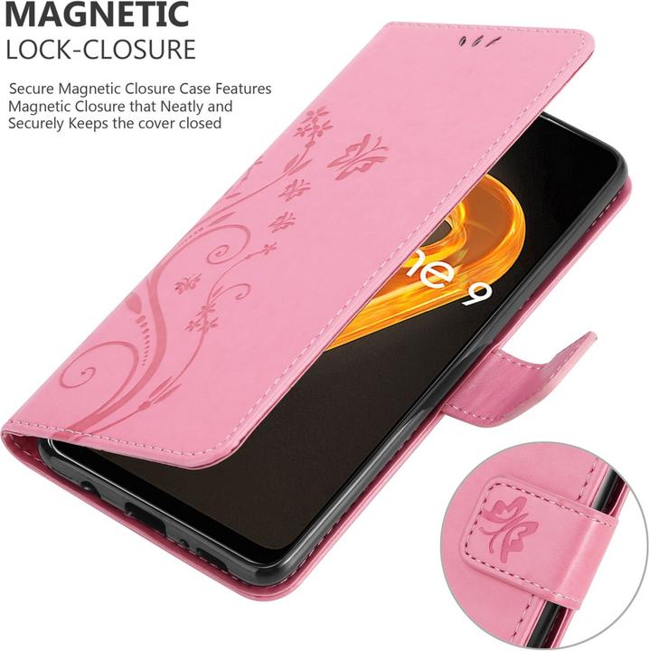 Image du produit Cadorabo Étui Flower Book pour Realme 9 4G / 9 PRO+ (Realme 9 4G, Realme 9 Pro Plus)
